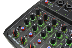 6 Channel Mixer with Bluetooth, USB  